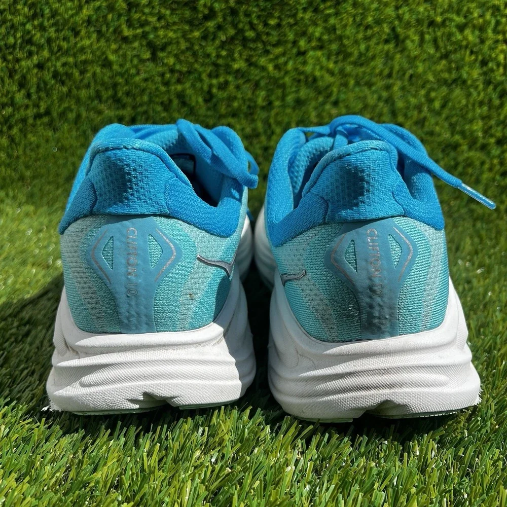 HOKA Clifton 10 Women Size 10 Skyward Blue Cielo Running Walking Shoes 1162031